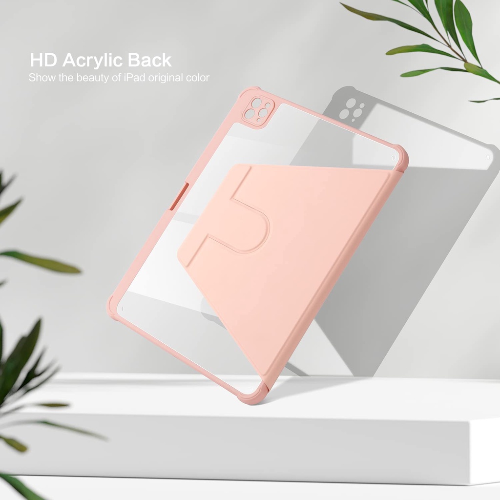 Ốp Máy Tính Bảng Cứng Có Thể Xoay 360 Độ Cho iPad 10.2-inch Air 5 Air 4 10.9 9th Gen 8th Gen 7th Gen 5th Gen 9.7-inch Pro 11 inch 2022 2021 2020 2018