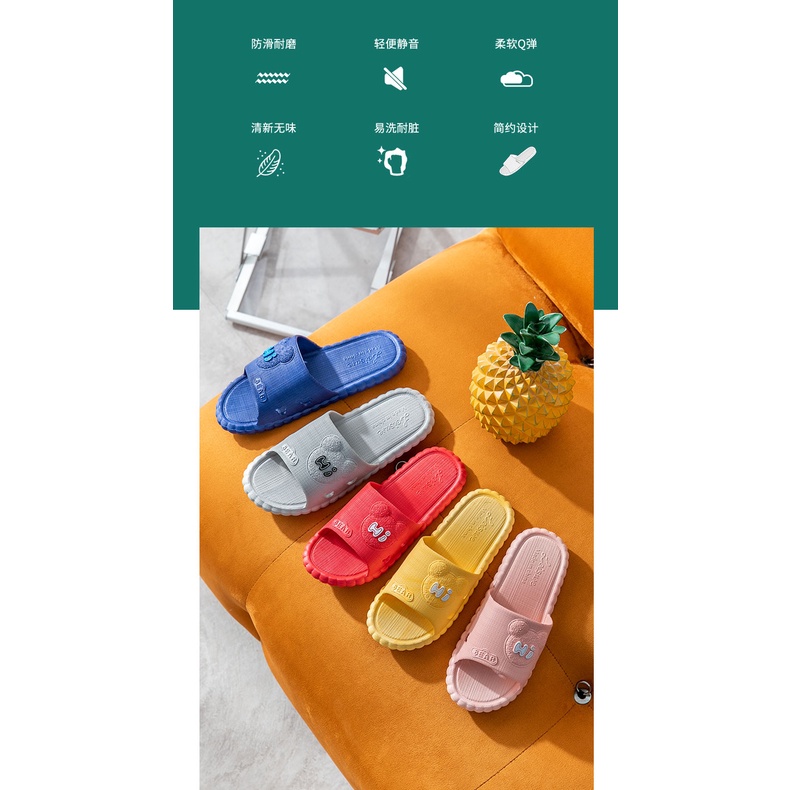 Dép Đi Trong Nhà Đế Mềm Chống Trượt Thời Trang Mùa Hè Cho Cặp Đôi 8 / 1
