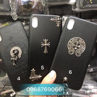 Ốp da chorme heart cho iphone