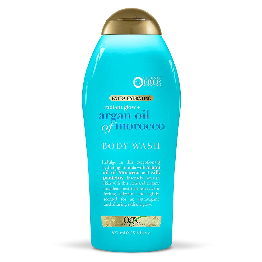 Sữa tắm OGX Radiant Glow + Argan Oil of Morocco - 577ml