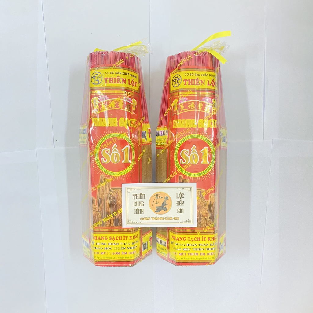 Nhang Sạch Thảo Mộc Cao Cấp Mẫu Mới  817 Cây - Đồ Thờ Cúng Thiên Lộc