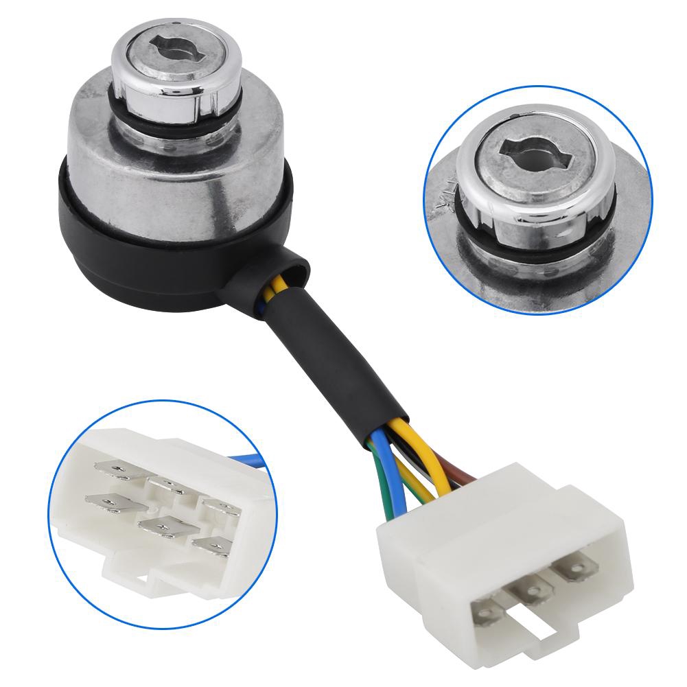 Công tắc chìa khóa khởi động 6 dây cho máy phát điện 2.5-6.5KW 188F