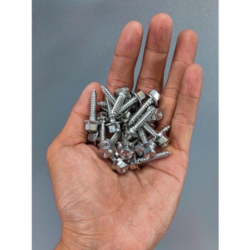 Ốc 5li20 Xoắn Inox Salaya 304