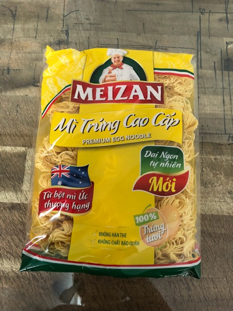 Mì trứng cao cấp Meizan 500g