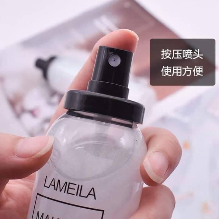 Xịt khoá nền trang điểm Lameila Quicksand Makeup Spray - Chai 150ml
