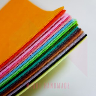 Set 30 màu vải nỉ cứng tuyển chọn kích thước 20cmx22cm