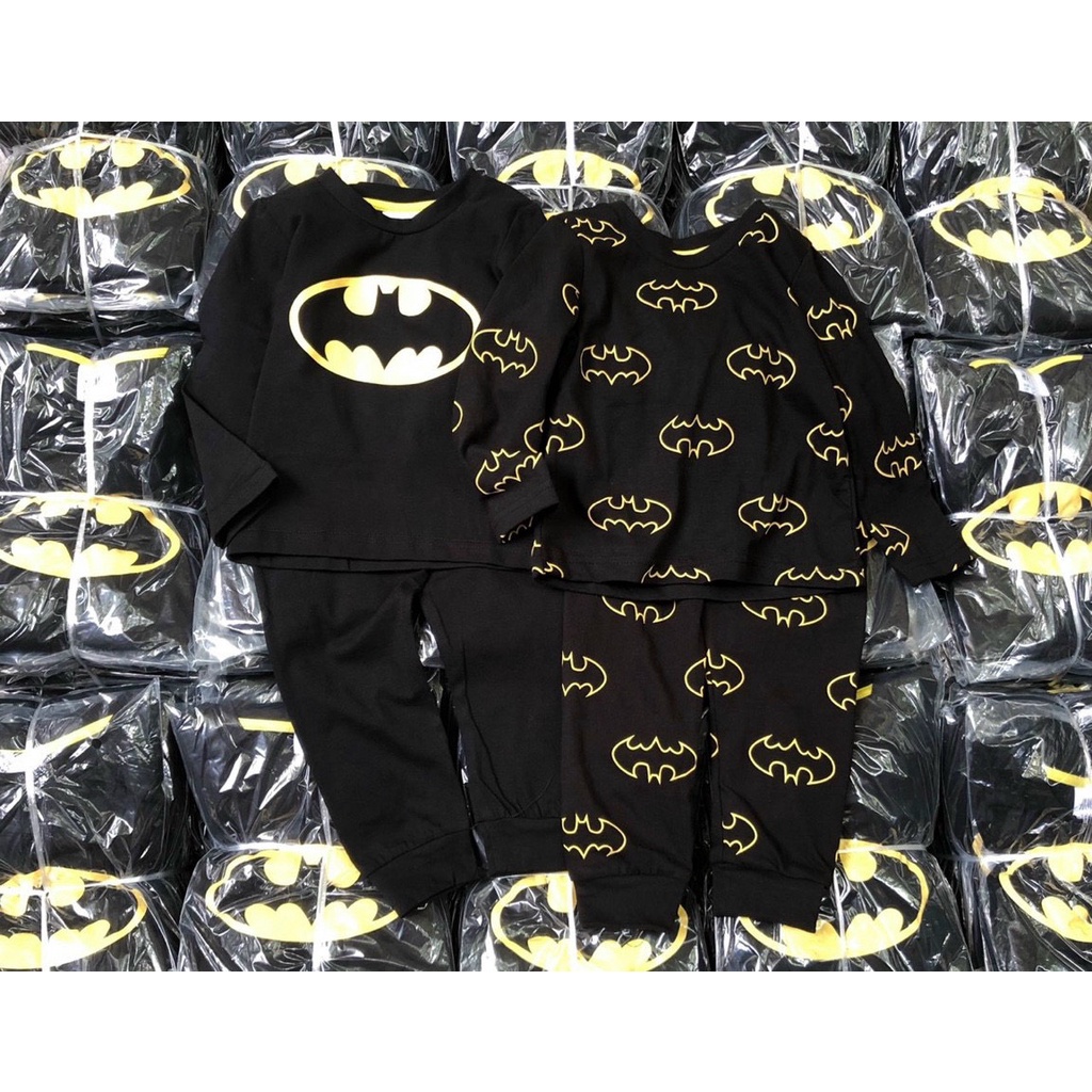 Đồ bộ bé trai bộ đồ thu đông cho bé Batman Next cho bé chất cotton từ 2-8 tuổi cho bé mặc ở nhà, đi học, đi chơi