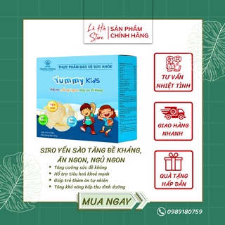 Siro Tăng Cường Sức Đề Kháng Cho Bé Healthy Nature Ăn Ngủ Ngon Yến Sào Sữa Non Yummy Kids Hộp 20 ống