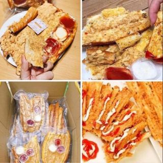 Bánh mì nướng muối ớt siêu chà bông 250gr
