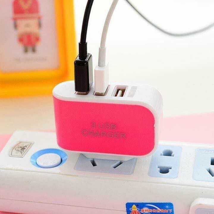 Củ sạc điện thoại 3 cổng usb