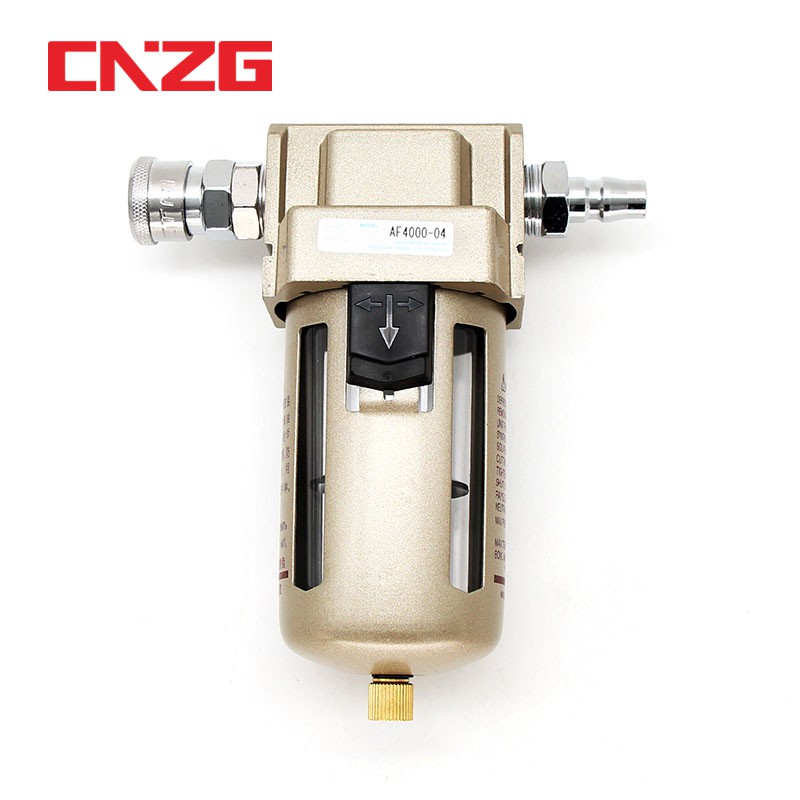 Bộ lọc khí nén CNZG AF3000-02 1/4 AF3000-03 3/8 tách dầu và nước tự động bằng đồng