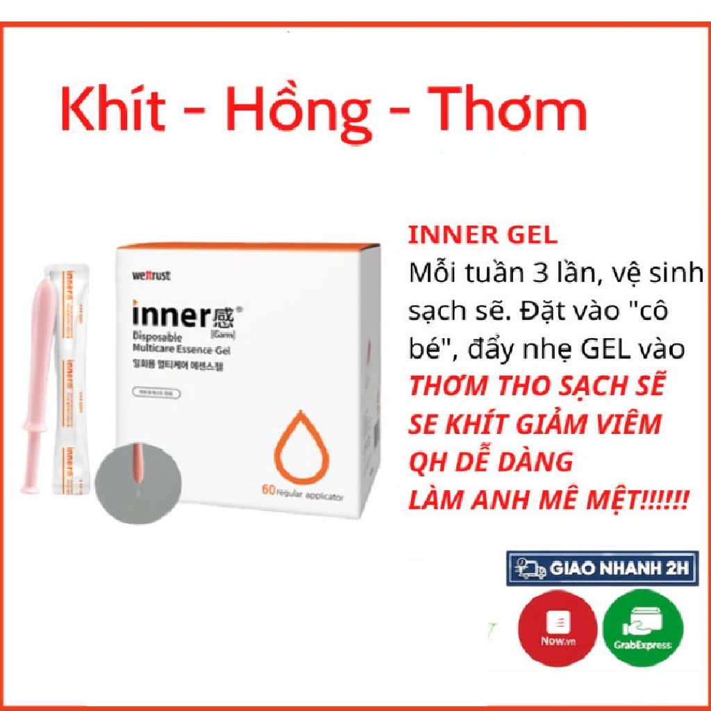 [Hàng Chính Hãng] Đũa Thần Inner Gel Vệ Sinh Phụ Nữ Hàn Quốc Làm Sạch Se Khít Làm Hồng Vùng Kín