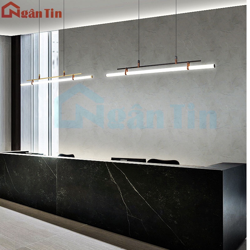 Đèn thả trần Led trang trí văn phòng phòng ăn Led 3 chế độ màu TTK117 Ngân Tin