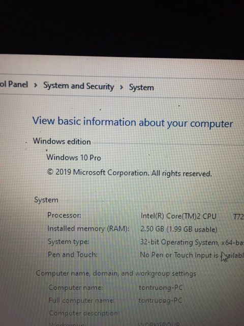 Chip cpu intel core 2 duo T7200 trùm cuối cho lap cổ | BigBuy360 - bigbuy360.vn