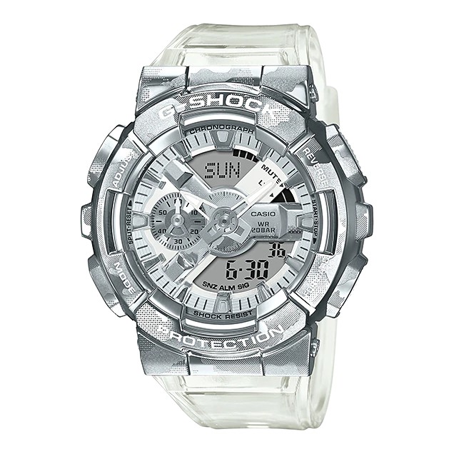 Đồng Hồ Nam Casio G-Shock GM-110SCM-1ADR Chính Hãng | Casio G-shock GM-110scm-1a Skeleton Camouflage Limited Edition