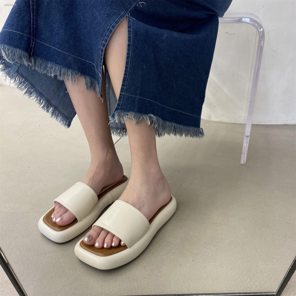 Dép Sandal Đế Dày Thời Trang Mùa Hè Phong Cách Retro 2022 Cho Nữ