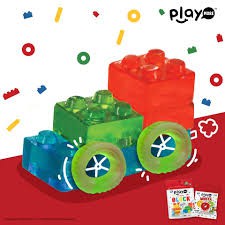 ( Bán sỉ ) Hộp 12 gói Kẹo dẻo Play More Wheel hình bánh xe 27gr