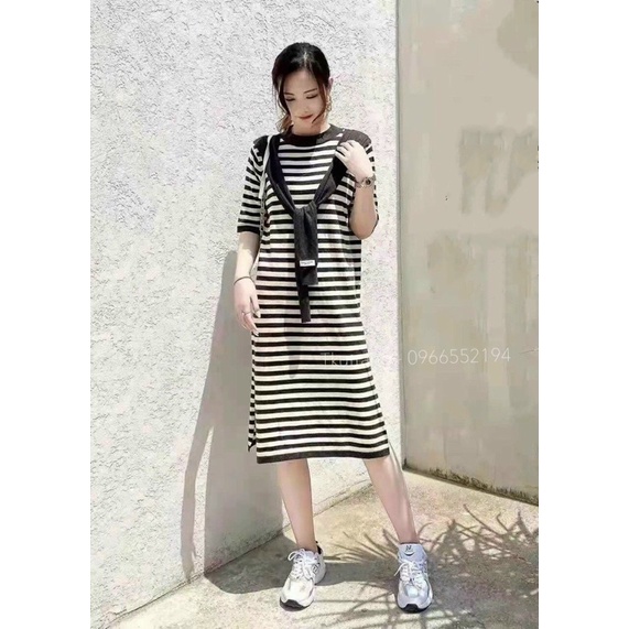 váy len bầu quảng châu kẻ- Đầm bầu mùa đông thiết kế sang chảnh mặc đi làm đi chơi đều được💕Fsize 45~ 67kg-trumsidobau