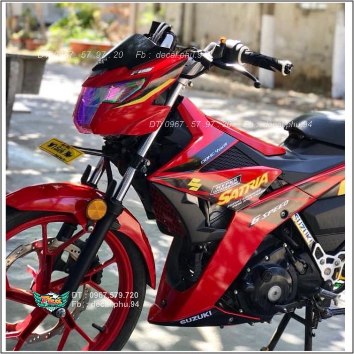 Tem Rời Satria Đỏ candy (V)