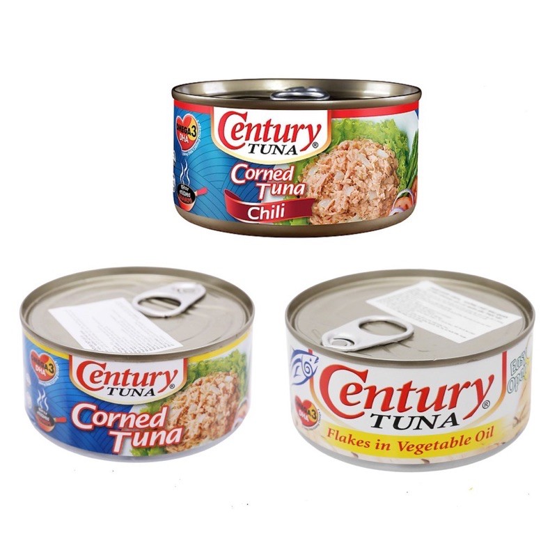 Cá Ngừ Century 170/180g đủ loại (BC)