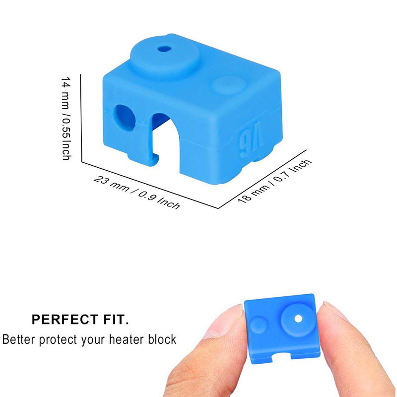 3D Printer Parts Silicone Sock for V6 Extruder Hotend Heater N7VN | BigBuy360 - bigbuy360.vn