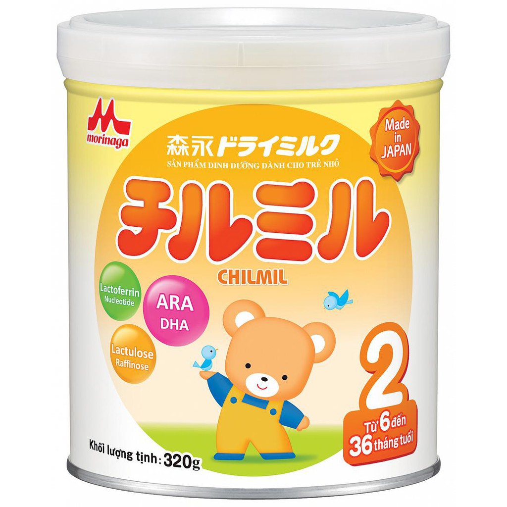 Sữa bột Morinaga số 2 - 320g - bao bì mới date 11/2021
