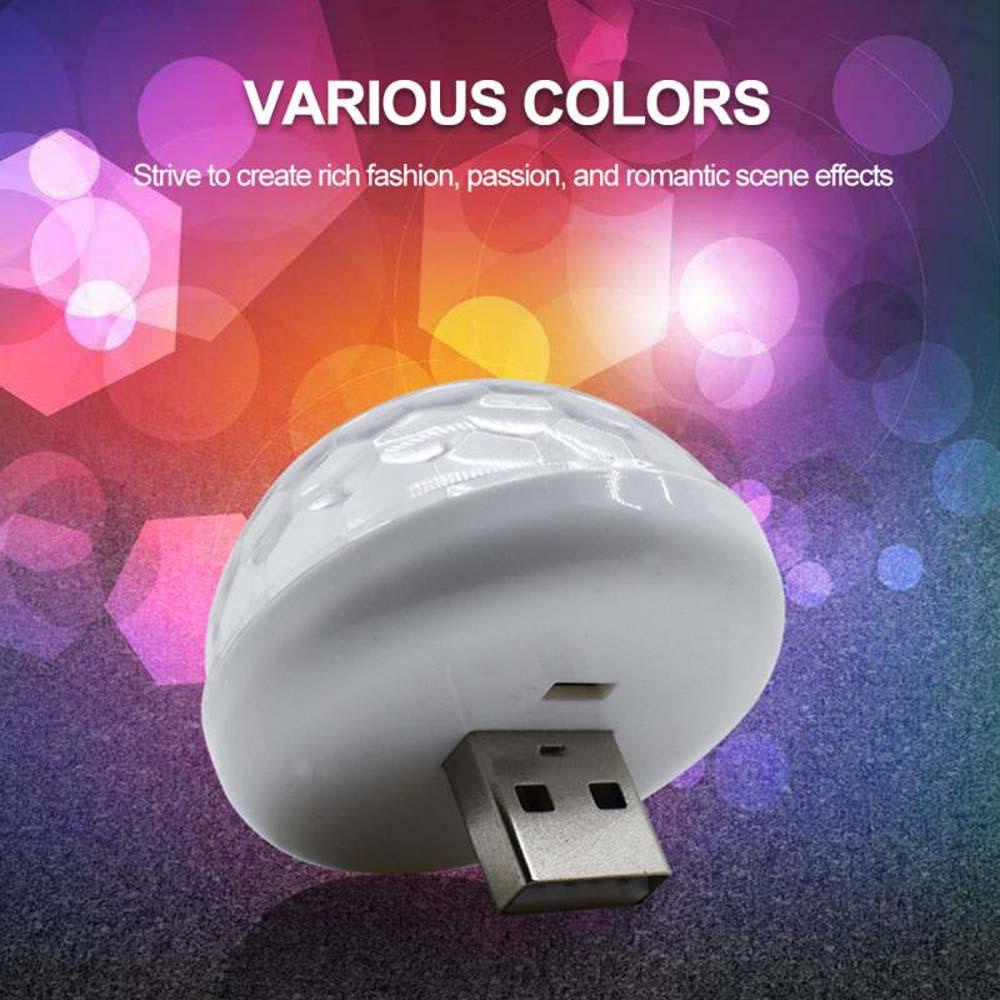 Đèn LED DJ Mini Nhiều Màu Sắc Kết Nối USB
