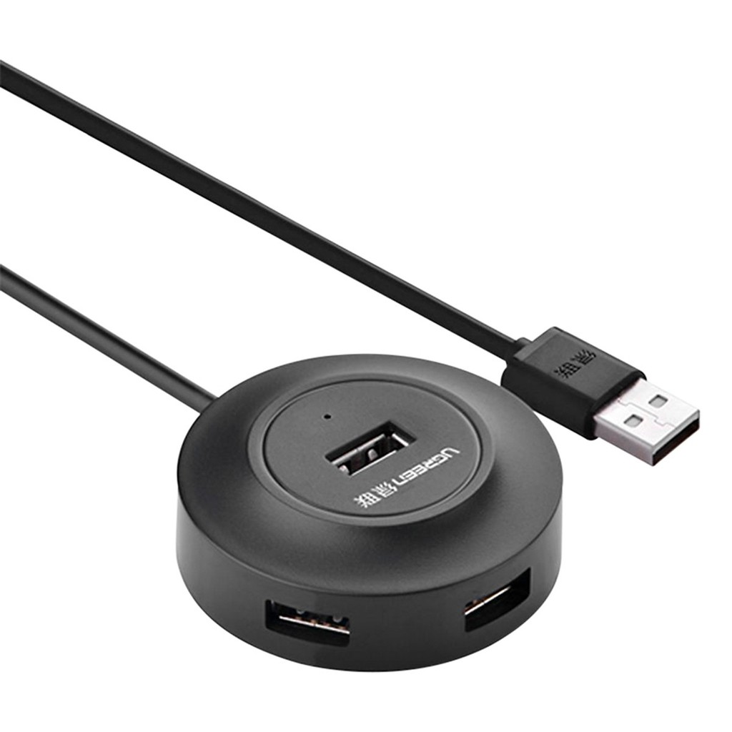 Bộ Chia USB 2.0 4 Cổng Ugreen 20277 (Màu Đen)