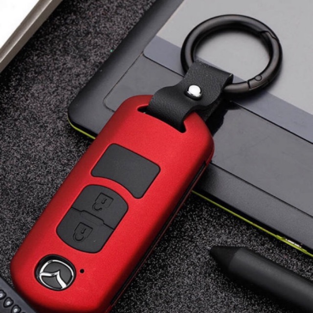 Vỏ ốp vân carbon dành cho chìa khóa ô tô Mazda CX5 3 6