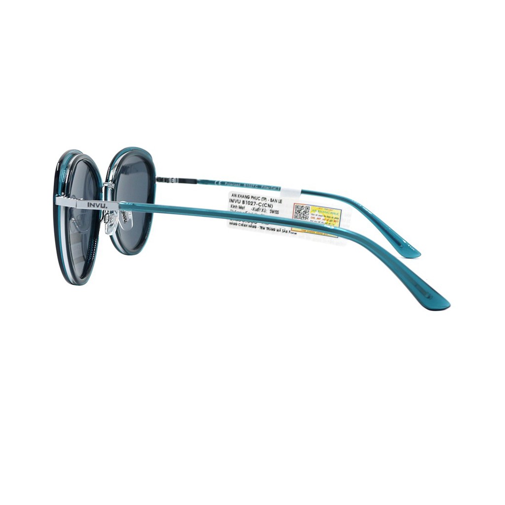 (Hàng chính hãng) Kính mát nam nữ Invu B1027 màu sắc thời trang, thiết kế dễ đeo bảo vệ mắt