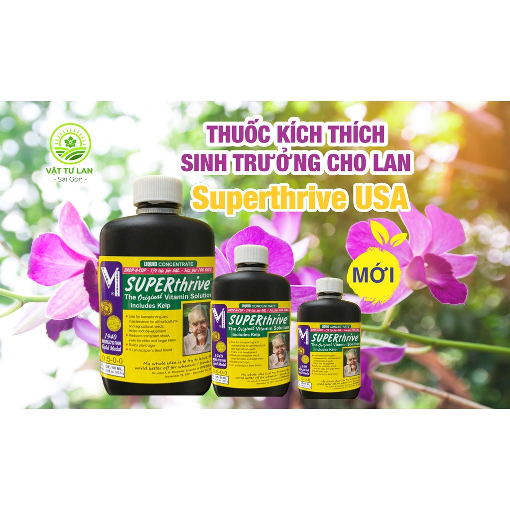 Chế phẩm kích thích sinh trưởng cây SuperThrive USA chai 120ml