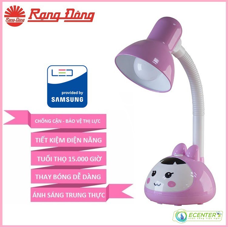 ĐÈN BÀN LED BẢO VỆ THỊ LỰC RẠNG ĐÔNG RD-RL-27.LED ( Xanh & Hồng )