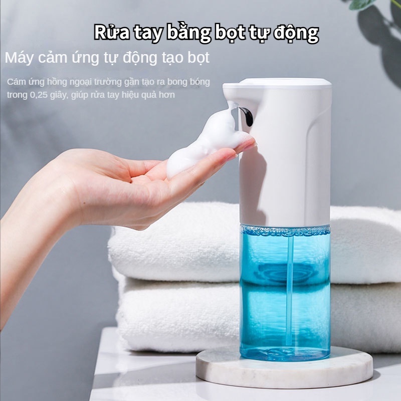 Bình tạo bọt xà phòng Máy rửa tay cảm ứng thông minh nước rửa tay tạo bọt máy cảm ứng tự động tạo bọt