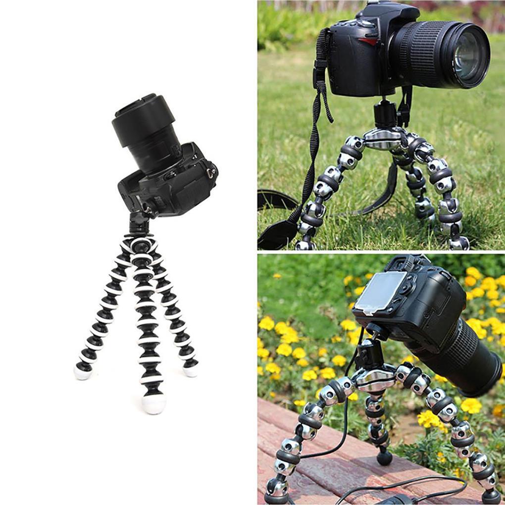 Giá Đỡ Ba Chân Đầu Bi Mini Xoay 360 Độ Ốc Vít 1 / 4 &quot;Cho Điện Thoại / Máy Ảnh DSLR DV