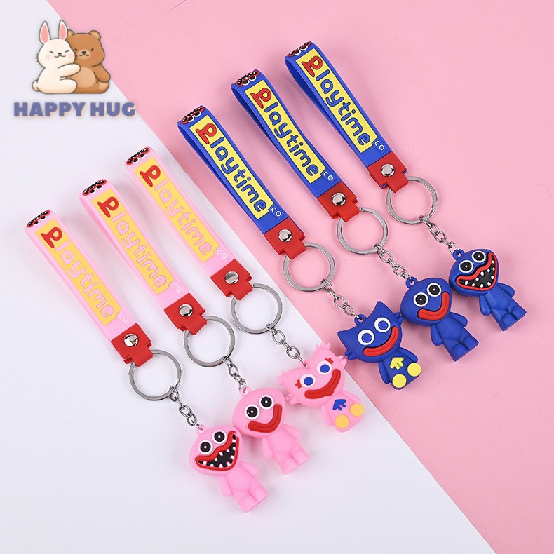 Móc khóa Huggy Wuggy nhân vật trong game Poppy Playtime - Happy Hug