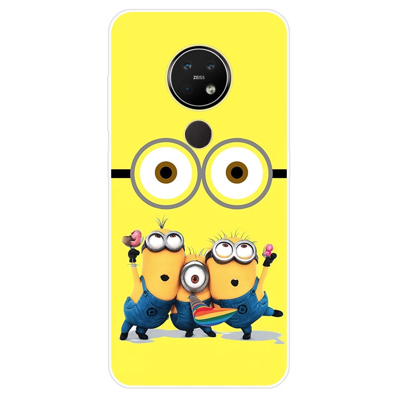 Ốp điện thoại TPU dẻo họa tiết hoạt hình dễ thương cho NOKIA 7.2 NOKIA 6.2 NOKIA7.2