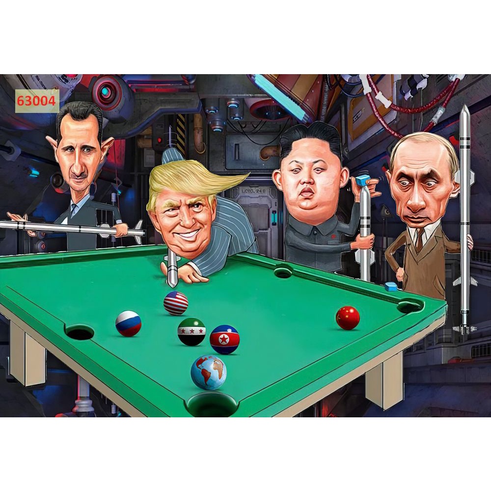 Tranh dán tường club bida 3D tặng kèm keo dán tường