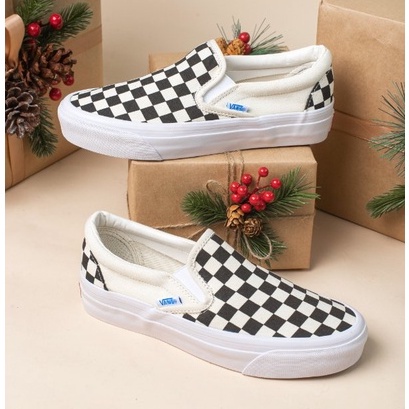 Giày Sneaker Nam, Giày Vans Vault Caro (Slip On Checker) Chính Hãng cho nam nữ