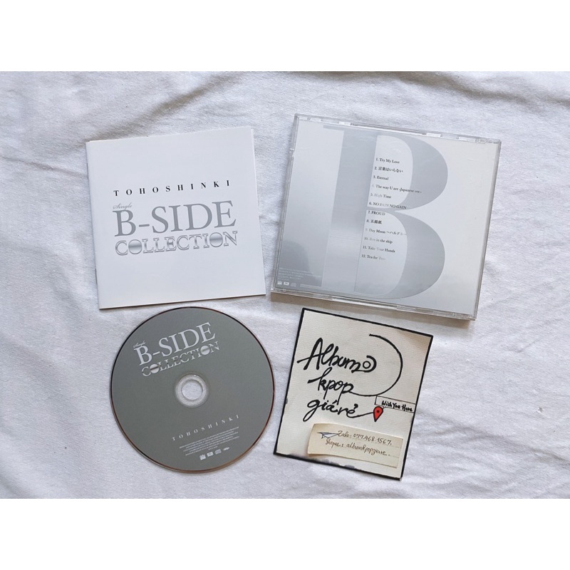 Dbsk Tvxq Album Nhật B Side Collection đã khui seal, gồm CD và Mini booklet.
