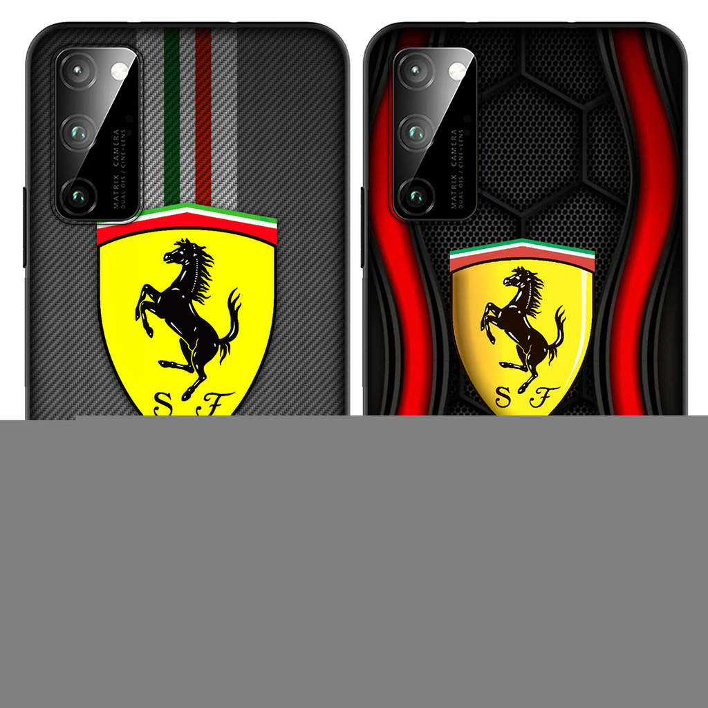 Ốp Điện Thoại Mềm In Logo Xe Hơi Ferrari Cho Samsung Galaxy A9 A8 A6 Plus A8 + A6 + A7 2018 A5 A3 2017 2016