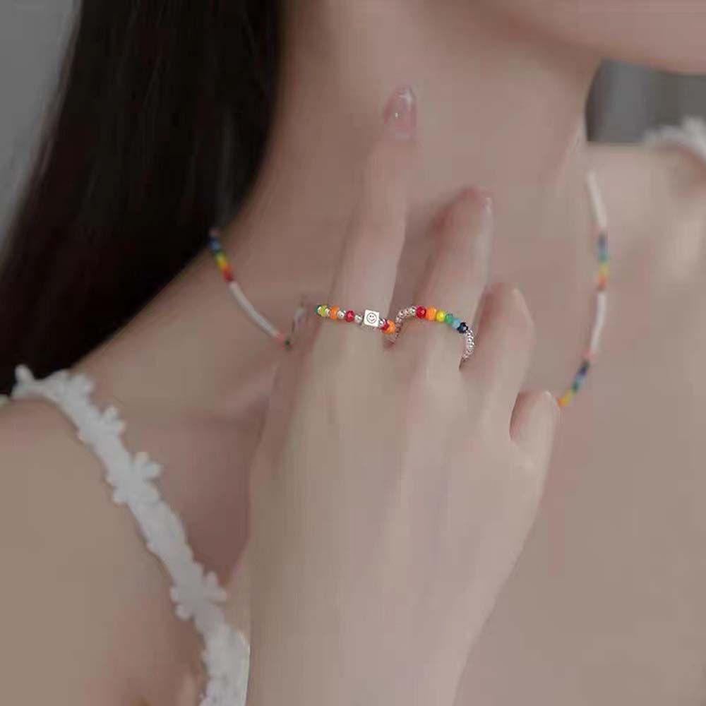 Nhẫn Hình Mặt Cười Phong Cách Hàn Quốc Dành Cho Nữ