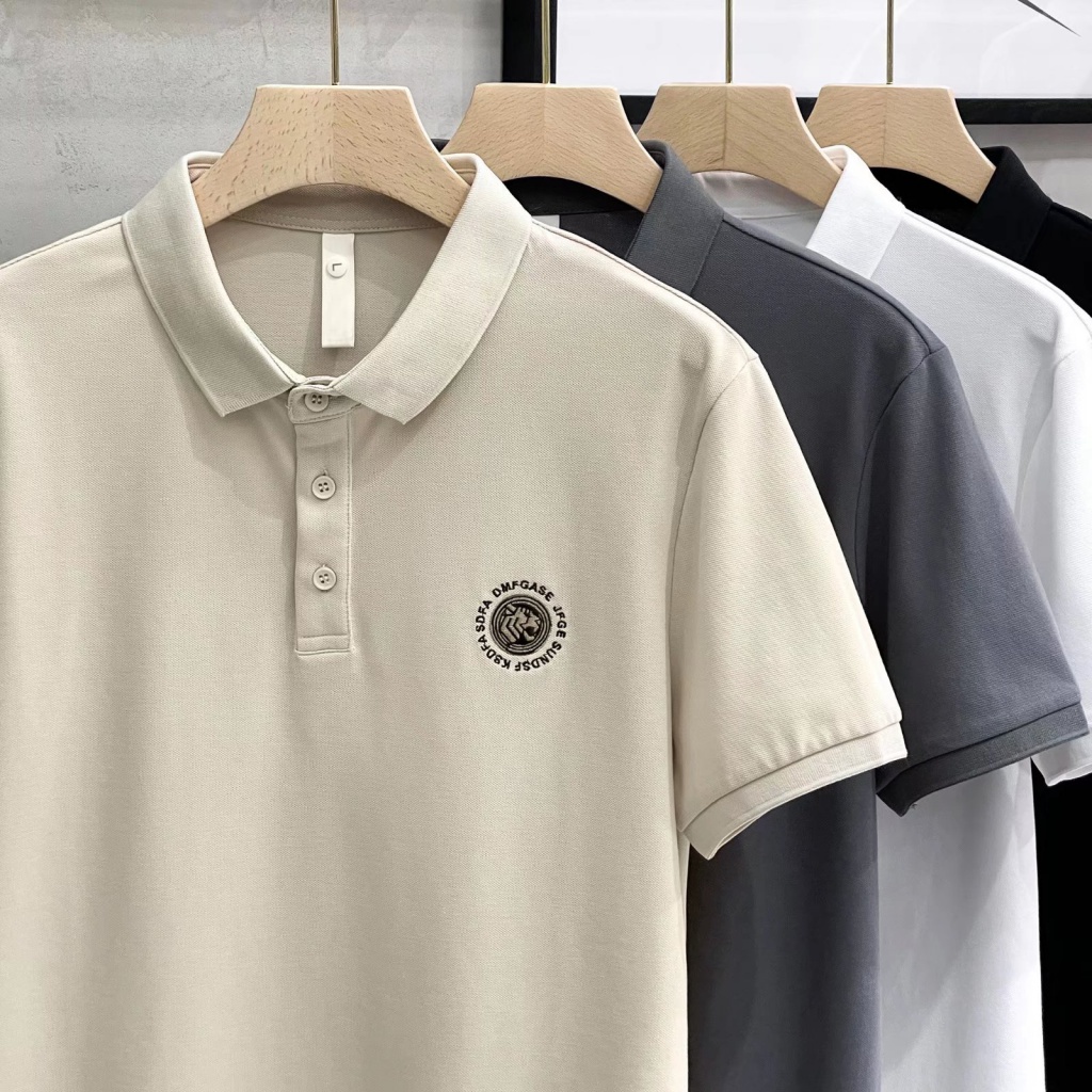Áo Thun cotton Lanh Kiểu Xếp Ly Ngắn Tay Thời Trang Hè Mới 2022 Cho Nam