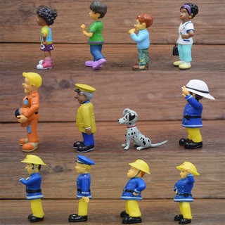 Bộ 12 Búp Bê Hoạt Hình Fireman Sam