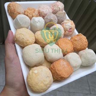 Combo mix 9 loại viên thả lẩu phô mai béo ngậy | khay mix 500g