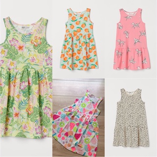 Váy Cotton HM authentic họa tiết mùa hè cho bé