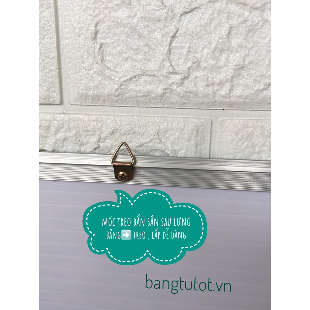 Bảng ô ly viết phấn 60x80 cm - Bảng từ xanh Hàn Quốc Tặng hộp phấn, nam châm