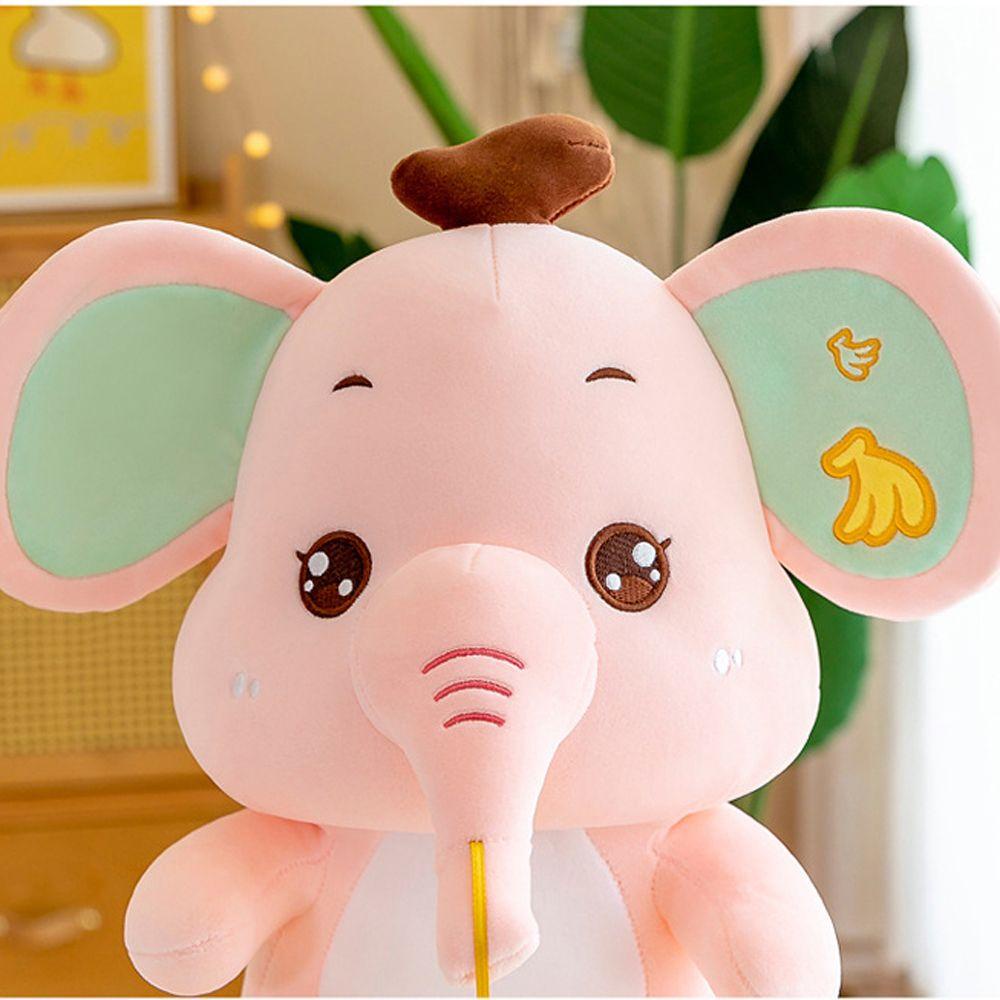 Đồ chơi nhồi bông Hình Chú Voi Dễ Thương Làm Quà Tặng Sinh Nhật 1
