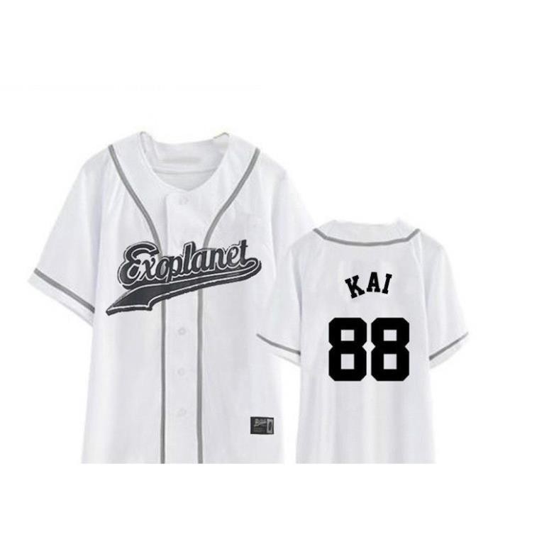 Áo bóng chày thời trang KPOP EXO Planet Kai 88  ཾ ཾ