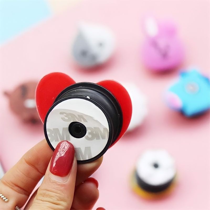 Giá Đỡ Điện Thoại Popsocket  BT21 Dễ Thương Nhân Vật BT21