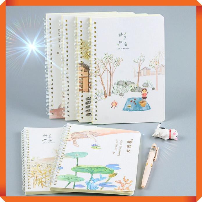[Mã LIFEXANH03 giảm 10% đơn 500K] [BAO GIÁ SHOPEE] Sổ lò xo A5 được chọn mẫu AOBA-A5-SLX3